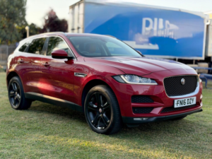 2016 Jaguar F-Pace 2.0 D180 Portfolio Auto AWD Euro 6 (s/s) 5dr in Red — image 6
