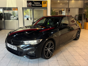 2019 BMW 3 Series 2.0 320d Xdrive M Sport Saloon in Black — image 4
