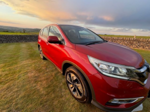 2016 Honda Cr-V 1.6l Ex I-Dtec Auto SUV 5dr Diesel Automatic Euro 6 (158 Bhp) in Red — image 2