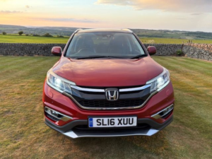 2016 Honda Cr-V 1.6l Ex I-Dtec Auto SUV 5dr Diesel Automatic Euro 6 (158 Bhp) in Red — image 4