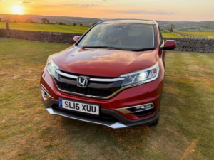 2016 Honda Cr-V 1.6l Ex I-Dtec Auto SUV 5dr Diesel Automatic Euro 6 (158 Bhp) in Red — image 5