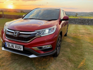 2016 Honda Cr-V 1.6l Ex I-Dtec Auto SUV 5dr Diesel Automatic Euro 6 (158 Bhp) in Red — image 6