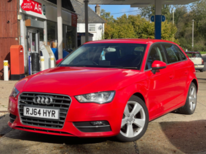 2014 Audi A3 2.0 Tdi Sport Sportback Euro 6 (s/s) 5dr in Red — image 3