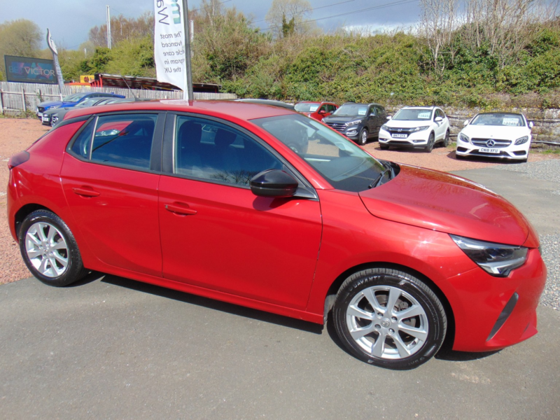 2021 Vauxhall Corsa 1.2 Se *only 38200 Miles * Mot April 2027 * Finance Available * Part Exchanges Welcome in Red — image 1