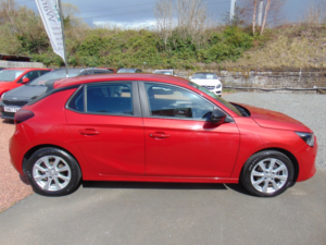 2021 Vauxhall Corsa 1.2 Se *only 38200 Miles * Mot April 2027 * Finance Available * Part Exchanges Welcome in Red — image 2