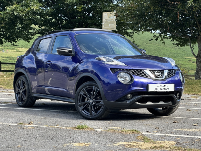 2015 Nissan Juke 1.6 Dig-T Acenta Prem 5dr 4WD Auro [ext+/comf], Blue, Petrol + 1 Owner in Blue — image 1