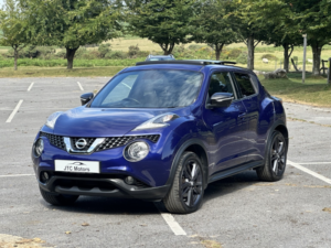2015 Nissan Juke 1.6 Dig-T Acenta Prem 5dr 4WD Auro [ext+/comf], Blue, Petrol + 1 Owner in Blue — image 2