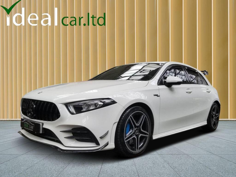 2019 Mercedes-Benz A Class 2.0 A35 Amg Spds Dct 4matic Euro 6 (s/s) 5dr in White — image 1