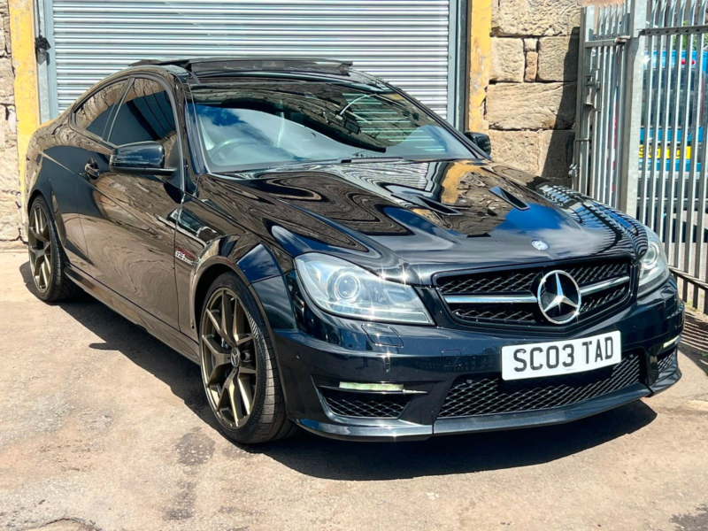 2014 Mercedes-Benz C Class 6.3 C63 V8 Amg Edition 125 Coupe 2dr Petrol Spds Mct Euro 5 (457 Ps) in Black — image 1