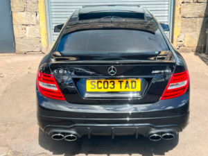2014 Mercedes-Benz C Class 6.3 C63 V8 Amg Edition 125 Coupe 2dr Petrol Spds Mct Euro 5 (457 Ps) in Black — image 3