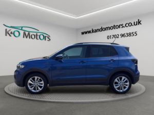 2019 Volkswagen T-Cross 1.0 Tsi Se DSG Euro 6 (s/s) 5dr in Blue — image 3