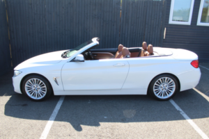 2014 BMW 4 Series 2.0 420d Luxury Convertible in White — image 3