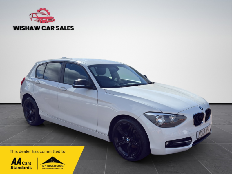 2013 BMW 1 Series 1.6 116i Sport 5-Door in White — image 1