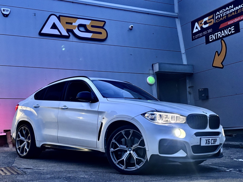 2016 BMW X6 3.0 X6 M50d in White — image 1