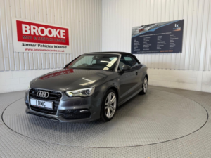 2015 Audi A3 Cabriolet 2.0 Tdi S Line Quattro Euro 6 (s/s) 2dr in Grey — image 3