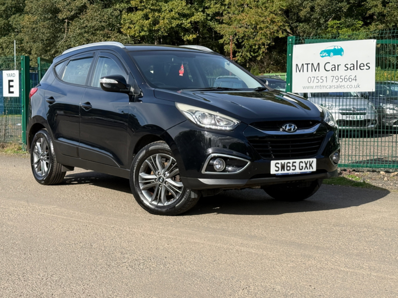 2015 Hyundai Ix35 1.7 Crdi Se SUV 5dr Diesel Manual Euro 5 (s/s) (115 Ps) in Black — image 1