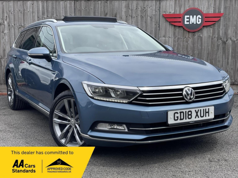 2018 Volkswagen Passat 2.0 Tdi Gt DSG Euro 6 (s/s) 5dr in Blue — image 1
