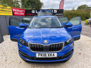 2018 Skoda Karoq 1.5 Tsi Se Technology Euro 6 (s/s) 5dr in Blue — image 2