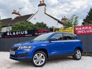 2018 Skoda Karoq 1.5 Tsi Se Technology Euro 6 (s/s) 5dr in Blue — image 3