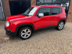 2016 Jeep Renegade 1.6 Multijetii Limited Euro 6 (s/s) 5dr in Red — image 3