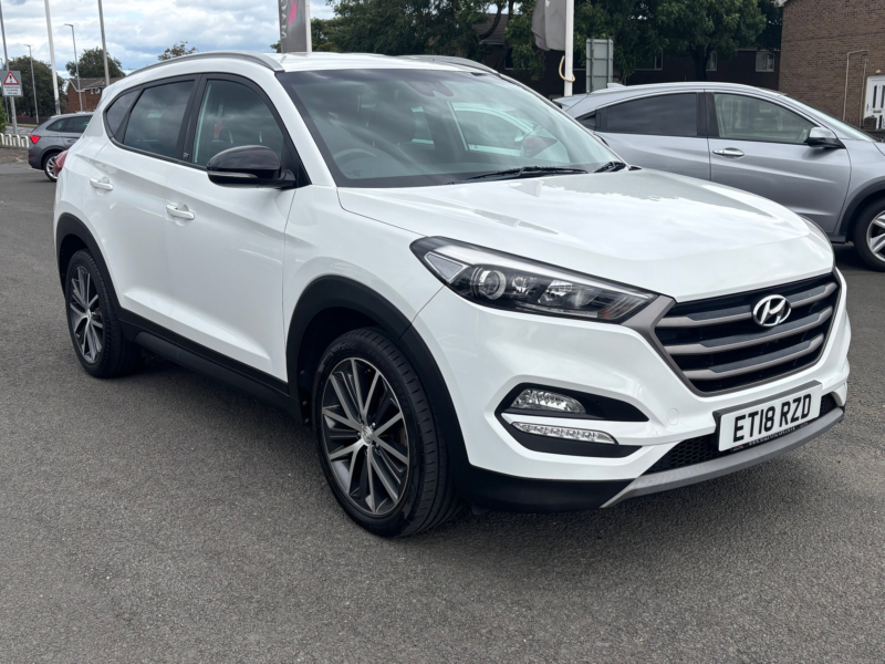 2018 Hyundai Tucson 1.6 T-Gdi Go! Se SUV 5dr Petrol Manual Euro 6 (177 Ps) in White — image 1