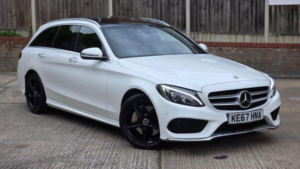 2017 Mercedes-Benz C Class 2.1 C250d Amg Line (premium Plus) G-Tronic+ Euro 6 (s/s) 5dr in White — image 2