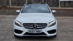 2017 Mercedes-Benz C Class 2.1 C250d Amg Line (premium Plus) G-Tronic+ Euro 6 (s/s) 5dr in White — image 3