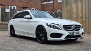 2017 Mercedes-Benz C Class 2.1 C250d Amg Line (premium Plus) G-Tronic+ Euro 6 (s/s) 5dr in White — image 4