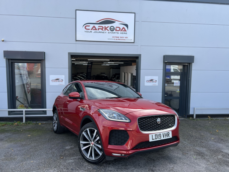 2019 Jaguar E-Pace 2.0 D180 R-Dynamic Hse in Red — image 1