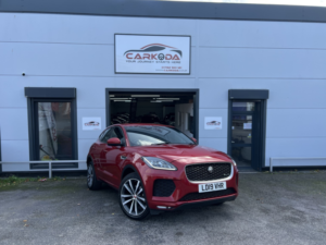 2019 Jaguar E-Pace 2.0 D180 R-Dynamic Hse in Red — image 3