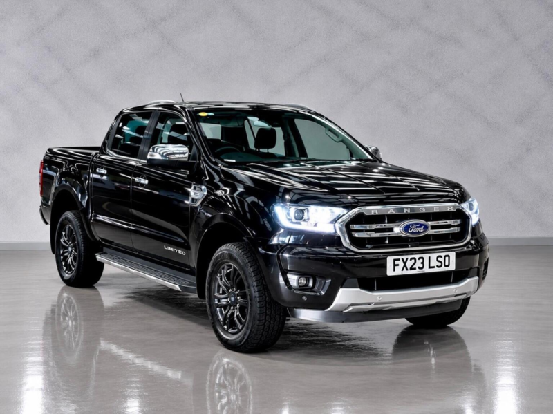 2023 Ford Ranger 2.0 Ecoblue Limited Auto 4WD Euro 6 (s/s) 4dr in Black — image 1