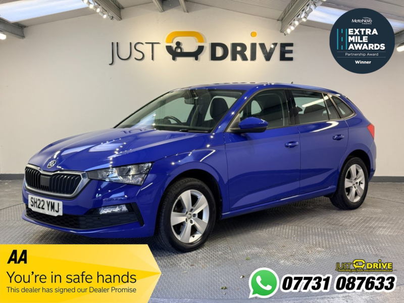 2022 Skoda Scala 1.5 Tsi Se Hatchback 5dr Petrol Manual Euro 6 (s/s) (150 Ps) in Blue — image 1