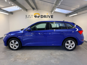 2022 Skoda Scala 1.5 Tsi Se Hatchback 5dr Petrol Manual Euro 6 (s/s) (150 Ps) in Blue — image 3