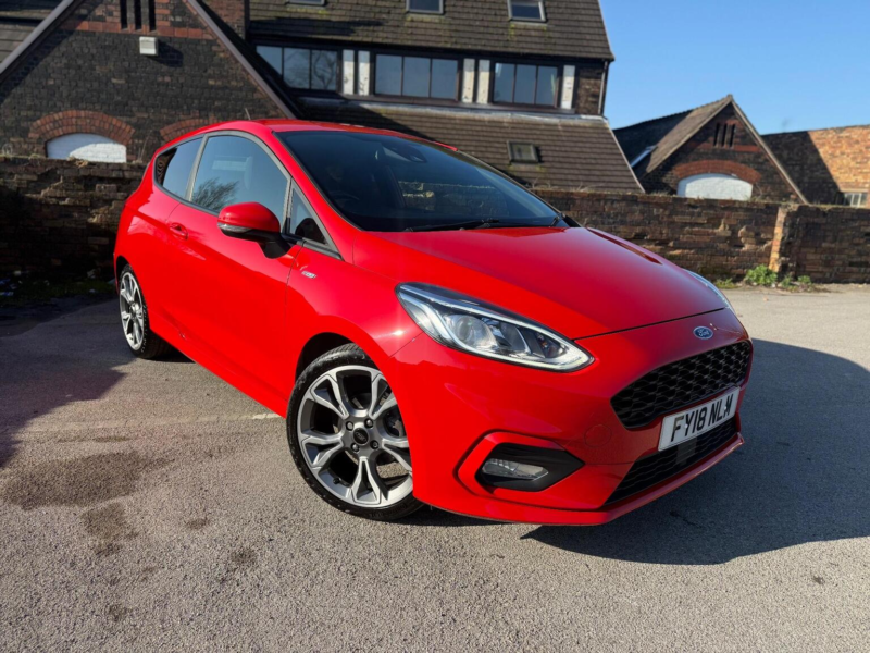 2018 Ford Fiesta 1.0t Ecoboost St-Line Euro 6 (s/s) 3dr in Red — image 1