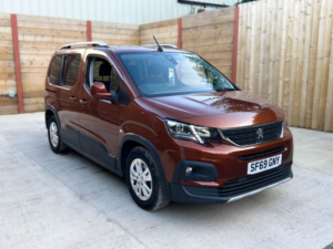 2019 Peugeot Rifter 3 SEAT Wheelchair Accessible Disabled Access Vehicle Wav in Bronze — image 4