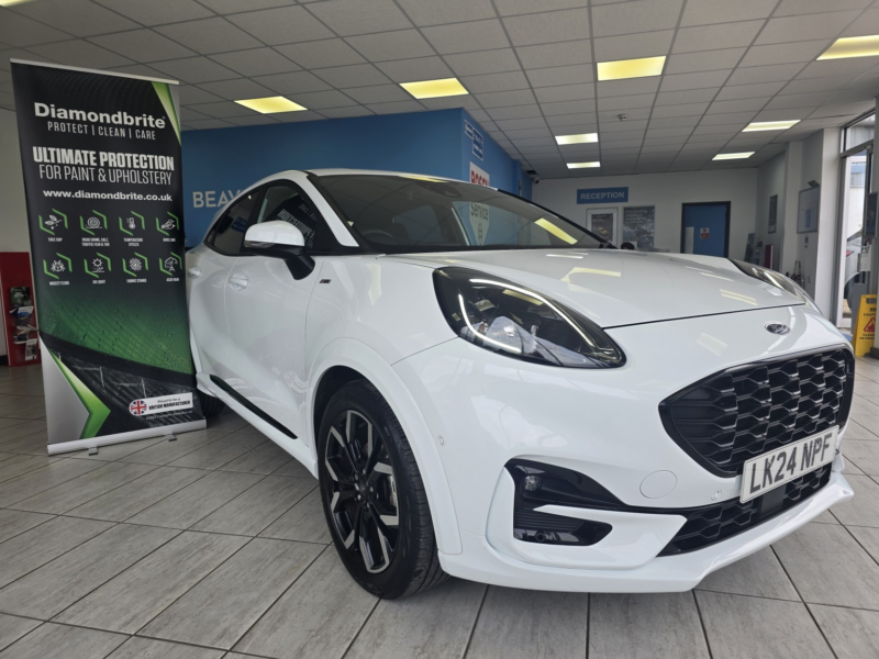 2024 Ford Puma St-Line X, 1.0l Ecoboost, Mhev in White — image 1