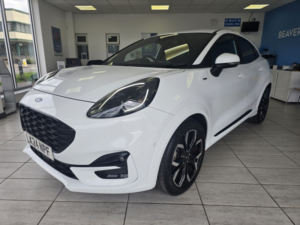 2024 Ford Puma St-Line X, 1.0l Ecoboost, Mhev in White — image 3