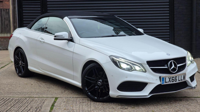 2016 Mercedes-Benz E Class 2.1 E220d Amg Line Edition Cabriolet G-Tronic+ Euro 6 (s/s) 2dr in White — image 1