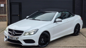 2016 Mercedes-Benz E Class 2.1 E220d Amg Line Edition Cabriolet G-Tronic+ Euro 6 (s/s) 2dr in White — image 2