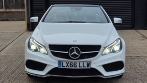2016 Mercedes-Benz E Class 2.1 E220d Amg Line Edition Cabriolet G-Tronic+ Euro 6 (s/s) 2dr in White — image 3