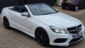 2016 Mercedes-Benz E Class 2.1 E220d Amg Line Edition Cabriolet G-Tronic+ Euro 6 (s/s) 2dr in White — image 4