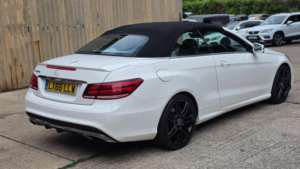 2016 Mercedes-Benz E Class 2.1 E220d Amg Line Edition Cabriolet G-Tronic+ Euro 6 (s/s) 2dr in White — image 6