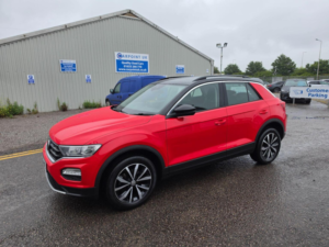 2019 Volkswagen T-Roc 1.0 Tsi Se Euro 6 (s/s) 5dr in Red — image 3