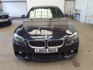 2016 BMW 5 Series 2.0 520d M Sport Auto Euro 6 (s/s) 4dr in Black — image 2