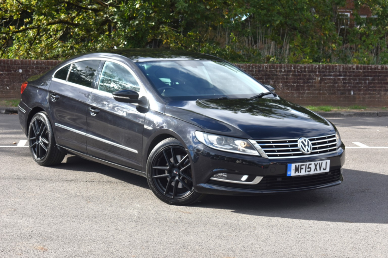 2015 Volkswagen Cc 2.0 Tdi Bluemotion Tech Gt in Black — image 1