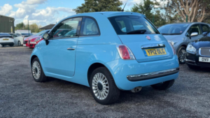 2012 Fiat 500 1.2 Lounge Euro 5 (s/s) 3dr in Blue — image 4