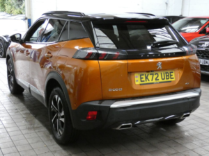 2022 Peugeot 2008 1.2 Puretech Gt SUV 5dr Petrol Eat Euro 6 (s/s) (130 Ps) in Orange — image 3