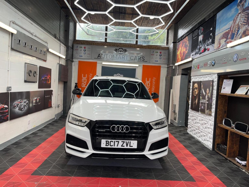 2017 Audi Q3 2.0 Tdi Black Edition S Tronic Quattro Euro 6 (s/s) 5dr in White — image 1