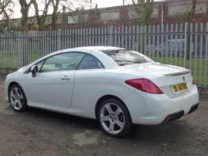 2014 Peugeot 308 Cc 2.0 Hdi Allure Convertible 2dr Diesel Tiptronic Euro 5 (163 Ps) in White — image 3