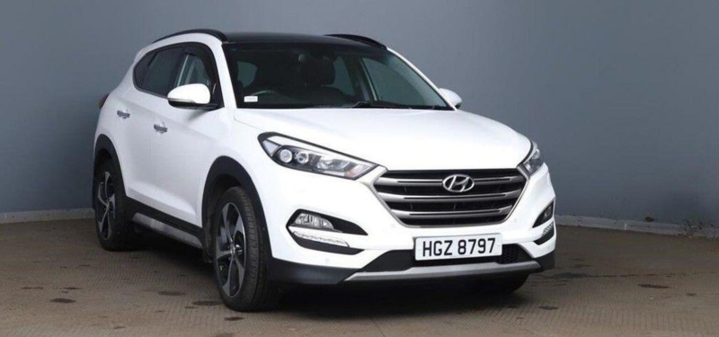 2017 Hyundai Tucson 2.0 Crdi Premium Se Auto 4WD Euro 6 5dr in White — image 1